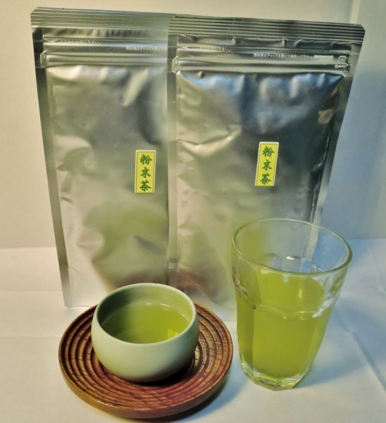 画像1: 業務用粉末緑茶１kg静岡産１００％（２００ｇ×５） (1)